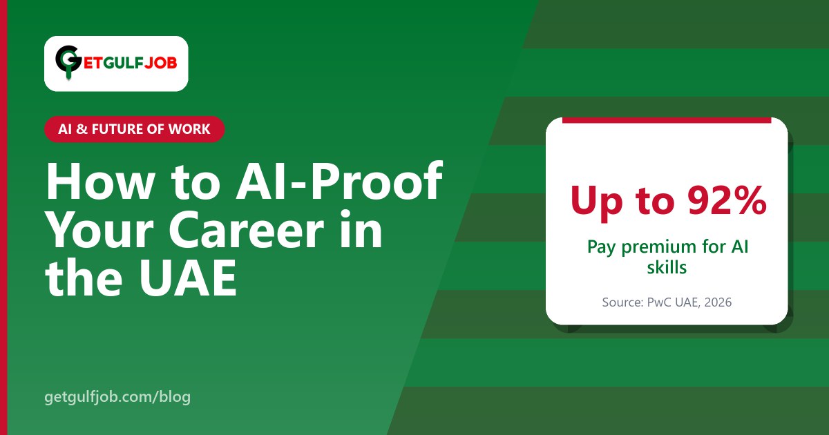Expat professional in Dubai learning AI skills on a laptop
